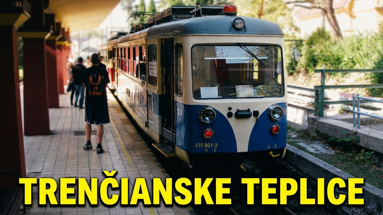 Na úzkorozchodnej trati Trenčianske Teplice - Trenčianska Teplá a späť TREŽ