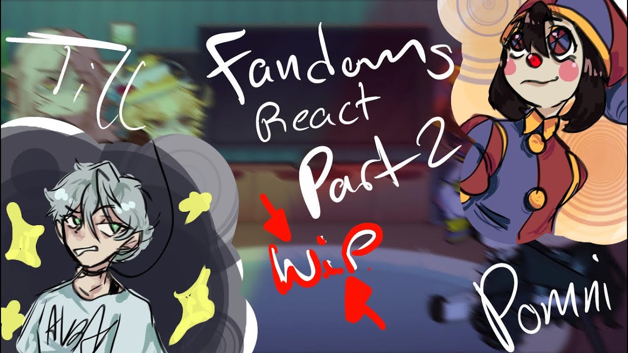 W.I.P.//Fandoms react// Part: 2// Till & Pomni// 2x speed!!