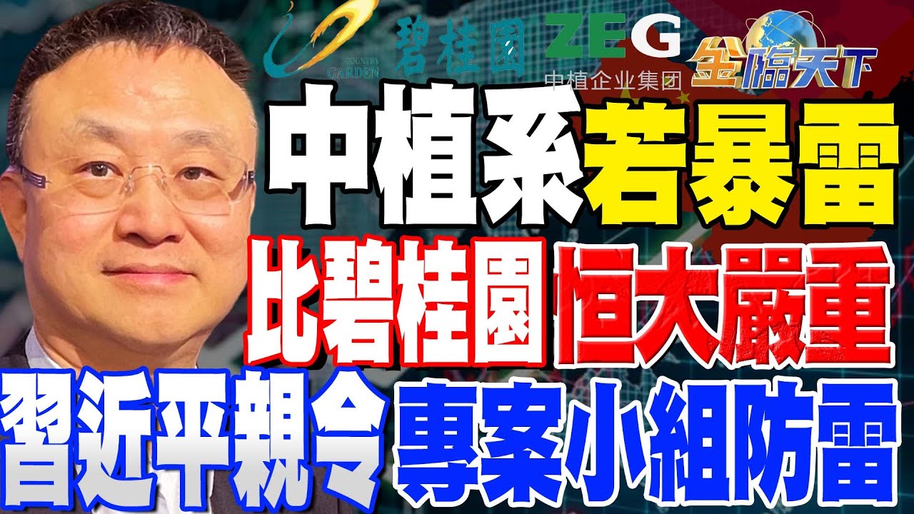 【精華】中植系若暴雷 比碧桂園.恒大還嚴重！？習近平親令專案小組防雷！！資本雙雄互助！ 解直錕從