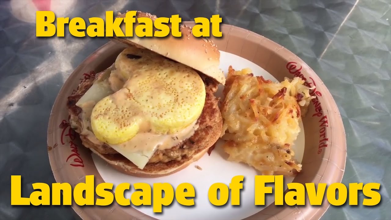 Landscape of (Breakfast) Flavors at Art of Animation