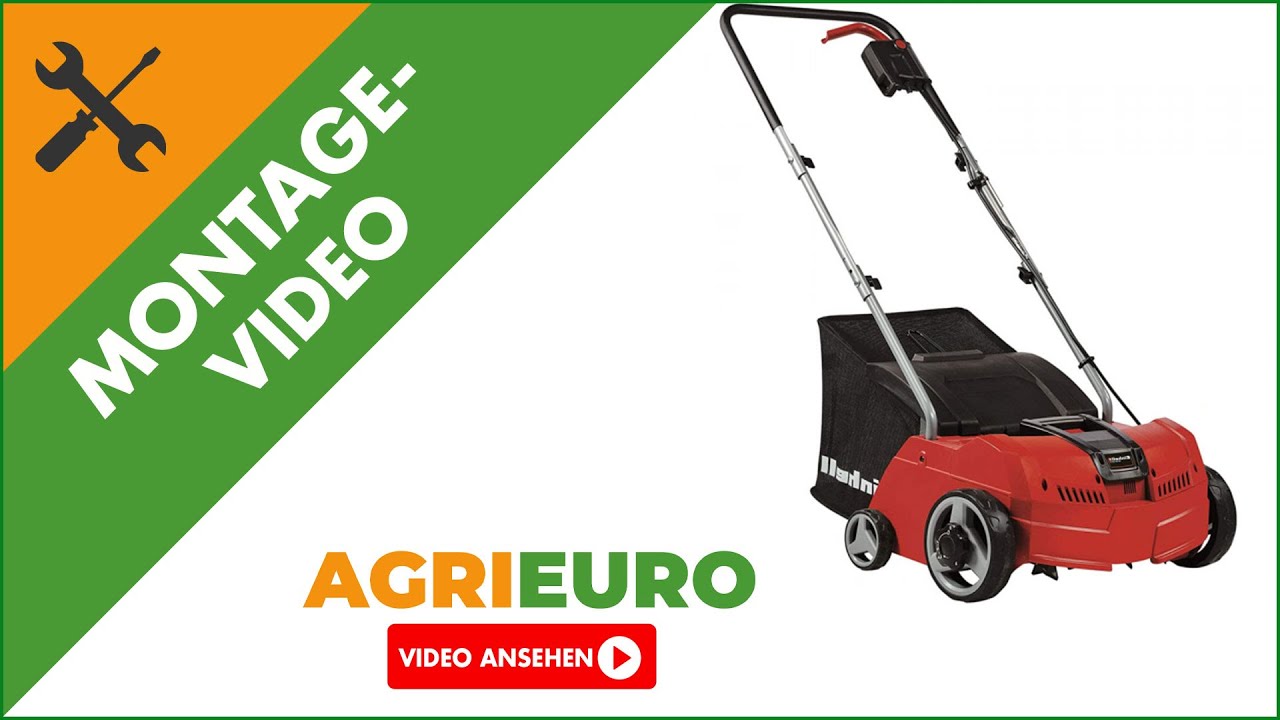Montagevideo - Elektro Vertikutierer Einhell GC-SA 1231/1 mit Messern und Federn - mit Fangsack