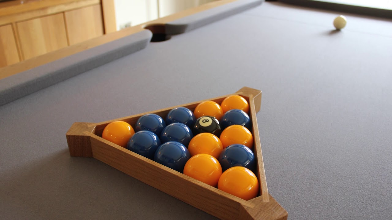 Oak Farmhouse Rollover Pool Table