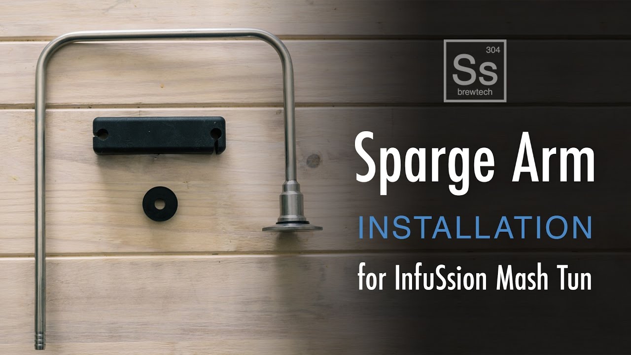 Sparge Arm Installation on InfuSsion Mash Tun