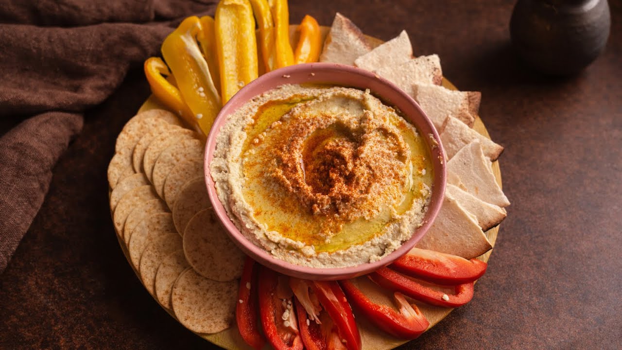 Creamy Hummus Recipe😍| Healthy Hummus platter | hummus without tahini 