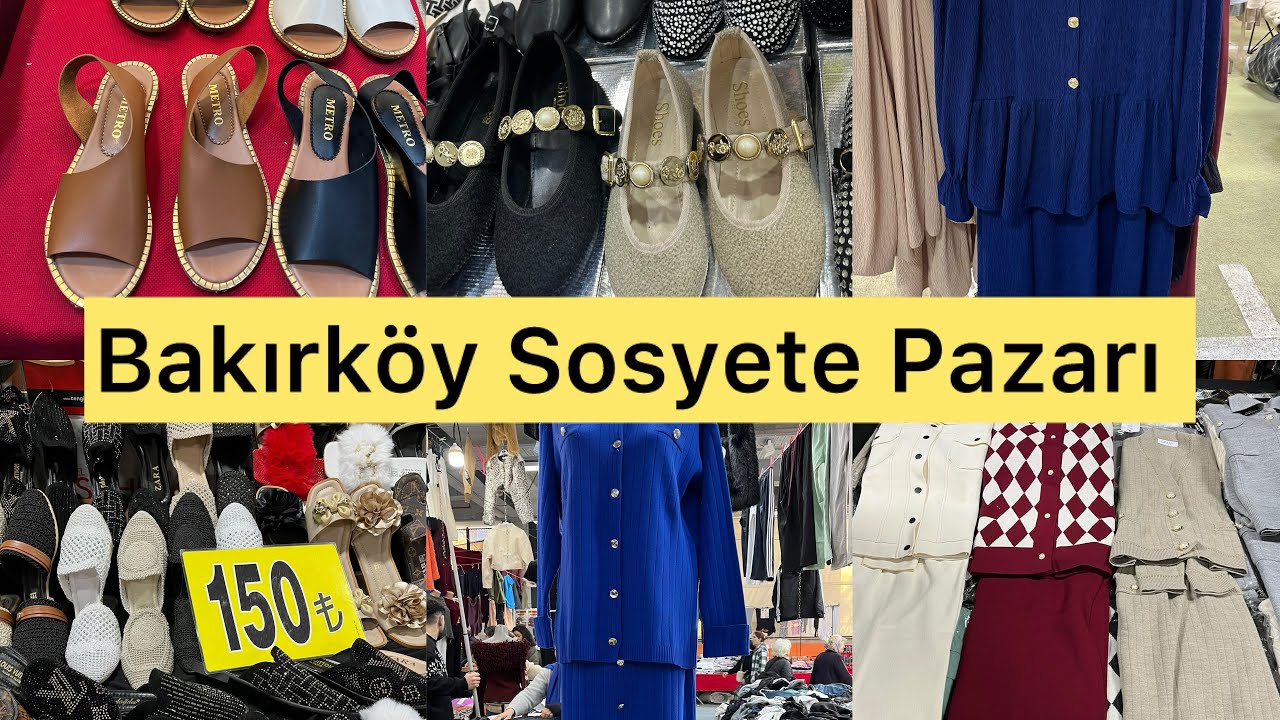 BAKIRKÖY SOSYETE PAZARI 🛍️🛒9 Mart Pazar🗓️Muhteşem Pazar Turu 🤩Keyifli Seyirler 🌺