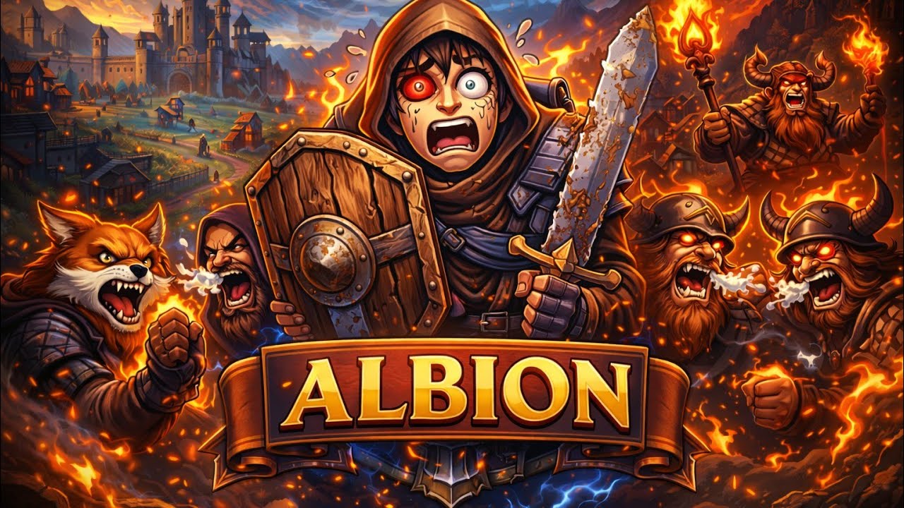 Albion online, “esto como se juega” 🗡️😵‍💫🦊?