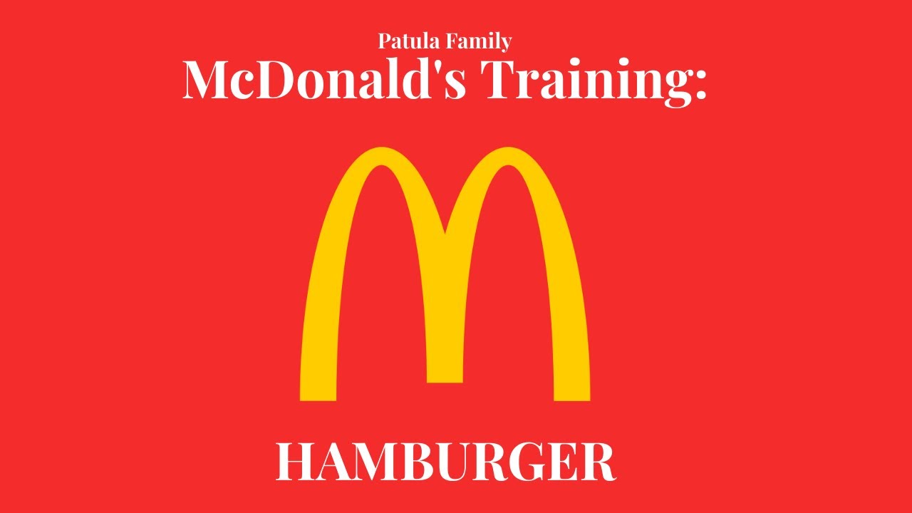 Обучение McDonald's | Гамбургер