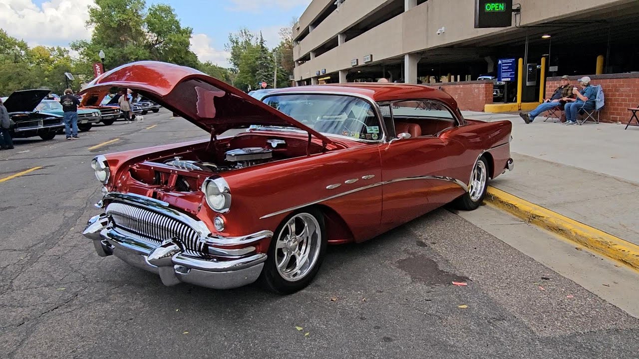 1955 Buick Custom at Anoka Classic Car show - classic car - custom car