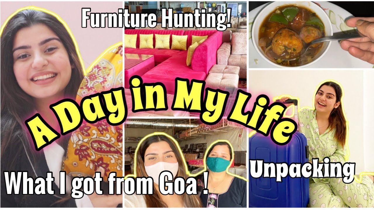 Vlog : Back from Goa, Furniture Shopping, Goa shopping Haul & More | Yashita Rai
