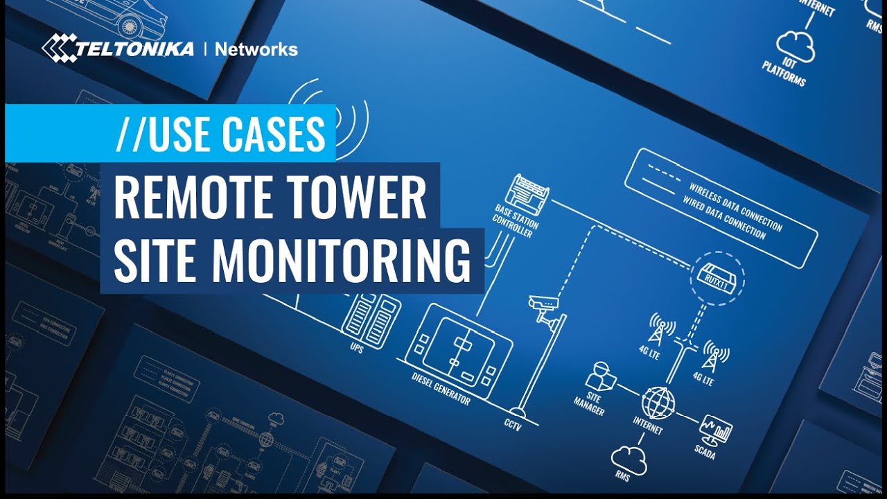 Teltonika Use Cases - Remote Tower Site Monitoring