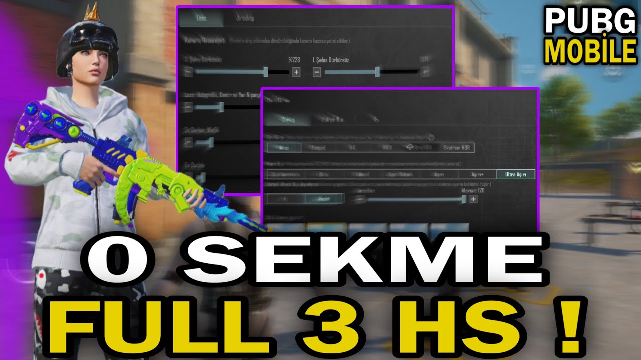 HER TÜRLÜ SPRAY ATTIRAN HASSASİYET  VE YAPILMASI GEREKEN TÜM AYARLAR ! | PUBG MOBİLE