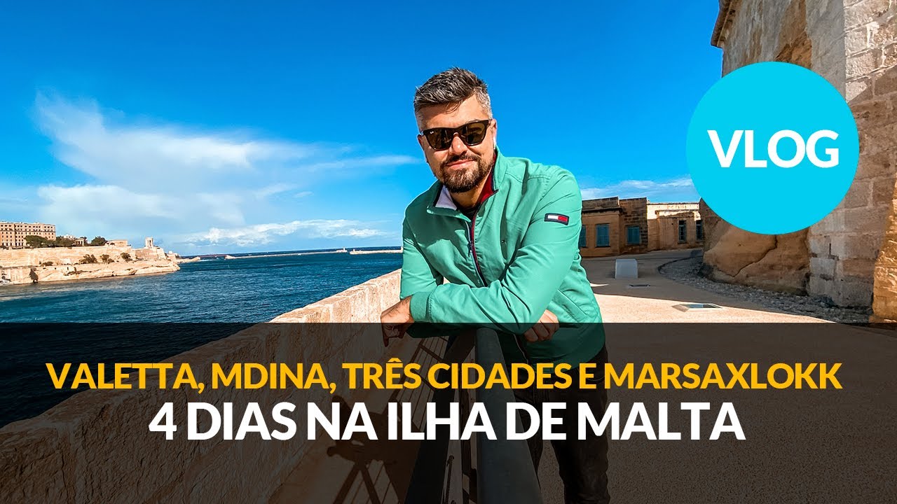 VLOG: 4 DIAS EM MALTA (O QUE FAZER EM MALTA)