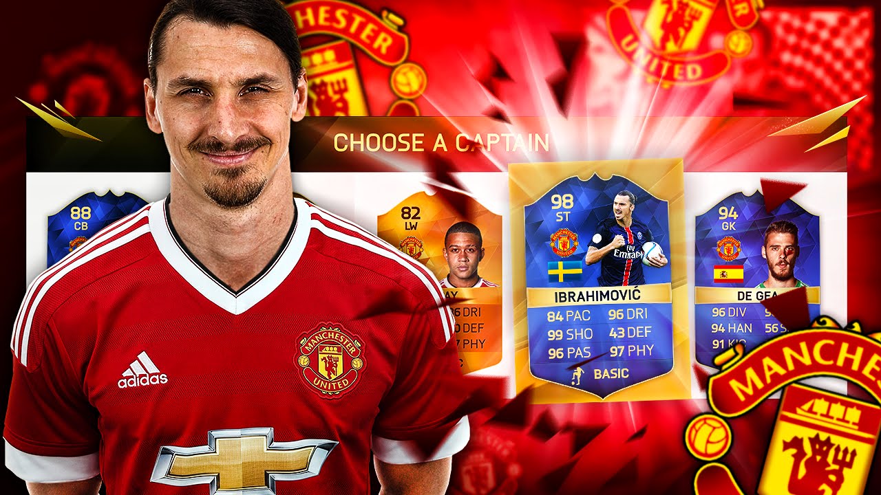 THE ULTIMATE MANCHESTER UNITED IBRAHIMOVIC BPL FUT DRAFT CHALLENGE! FIFA 16 ULTIMATE TEAM