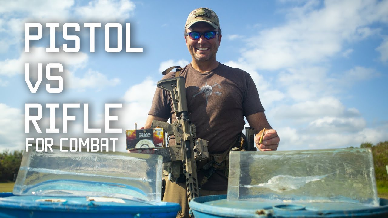 Пистолет против винтовки в бою | Tactical Rifleman