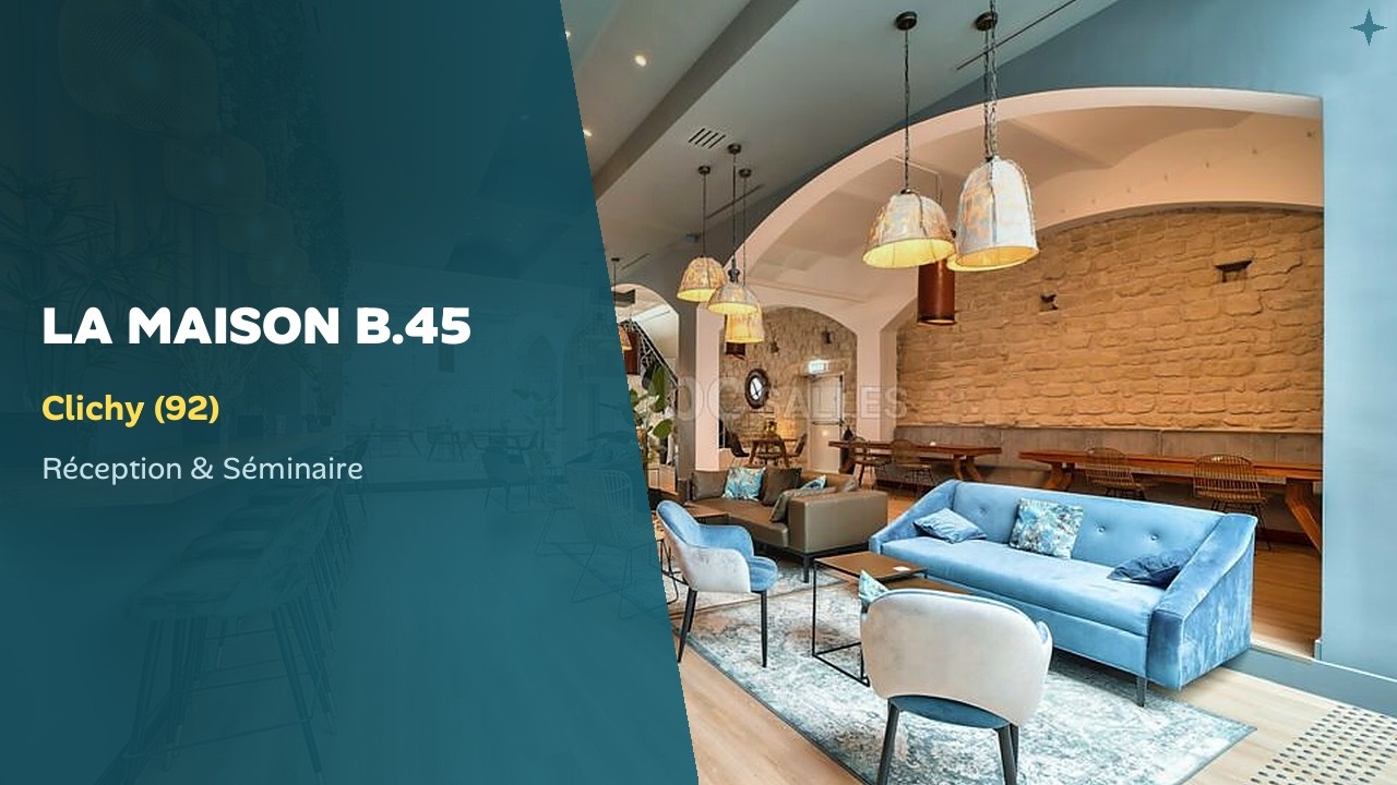 Atelier B45 - 92110 Clichy - Location de salle Clichy