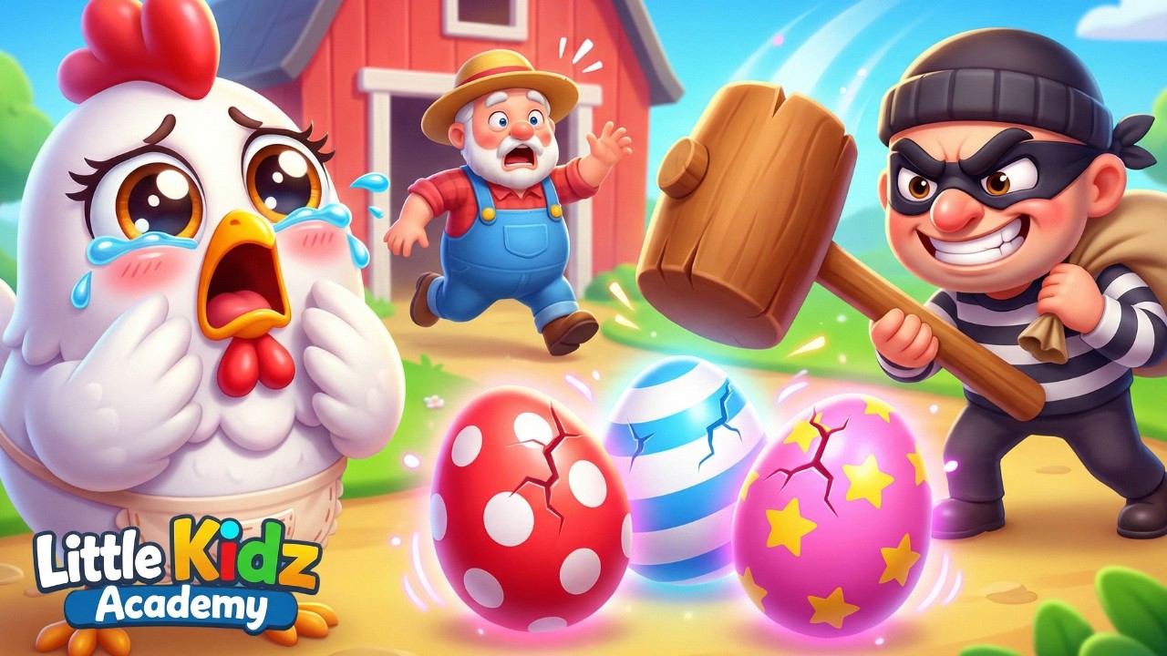 Mother Hen is Crying! Someone Took Her Eggs 🐔🥚| funs Kids Story