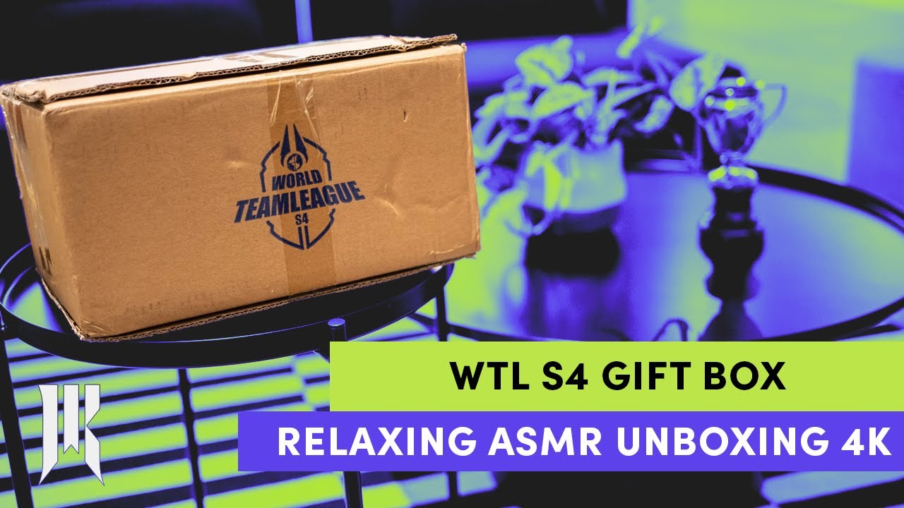 World Team League WTL S4 Gift Box Unboxing: Relaxing ASMR 4K | Shopify Rebellion