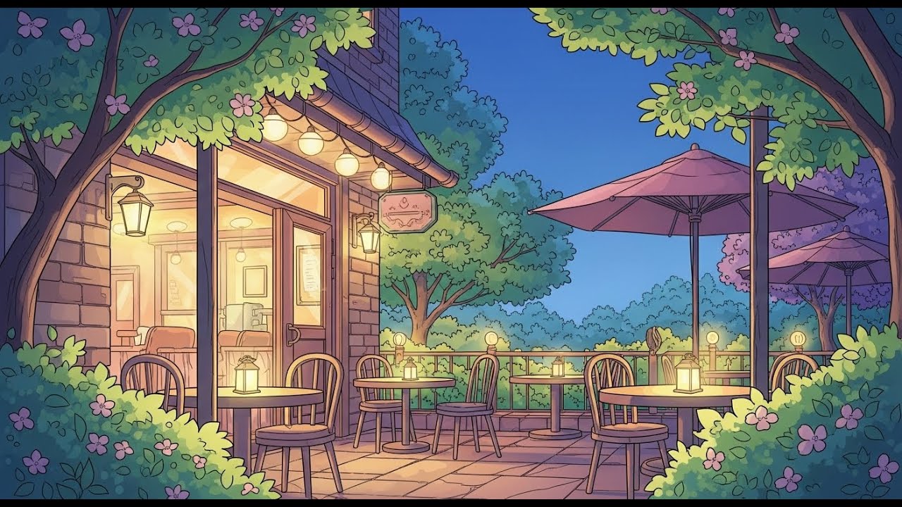 Peaceful Café Ambience 🌿 | Lo-Fi Music for Work & Reading