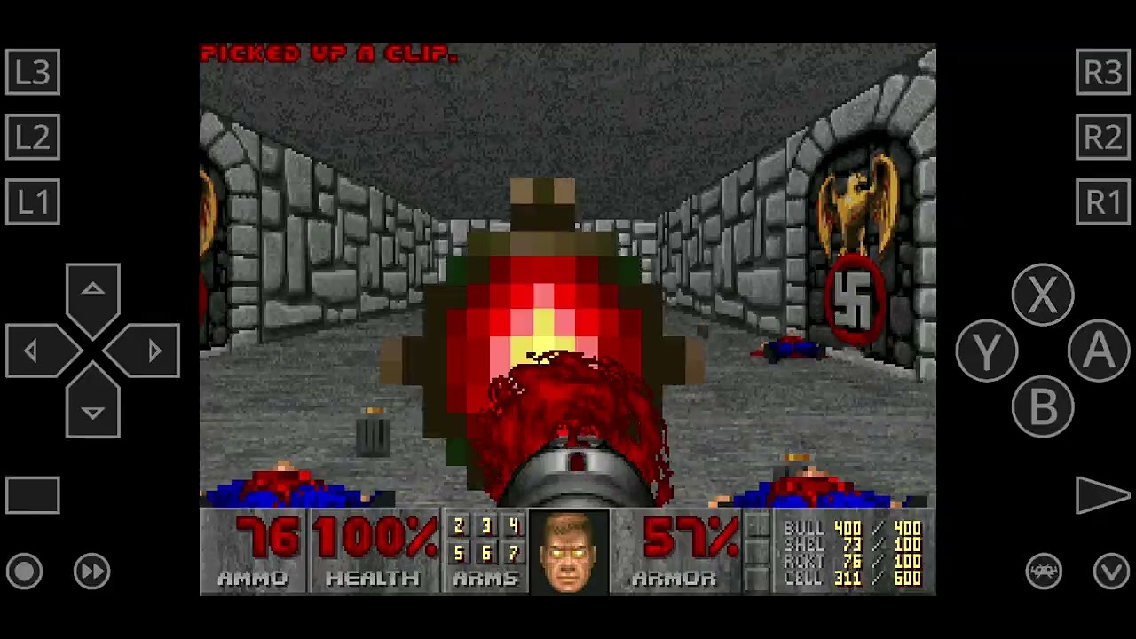 DOOM II WOLFENSTEIN SECRET LEVEL 
