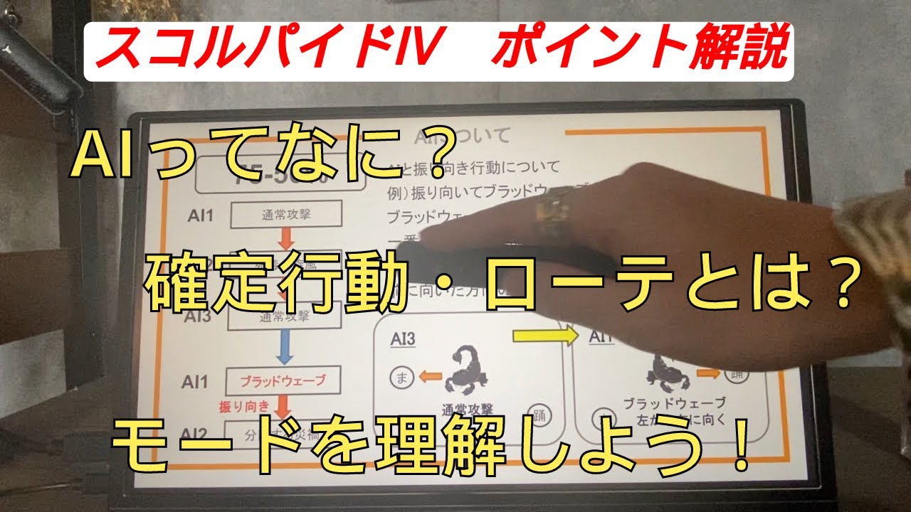 【ドラクエ10】スコルパイドⅣ　討伐を目指すポイント解説　AI、モード、確定行動など紹介【実写】
