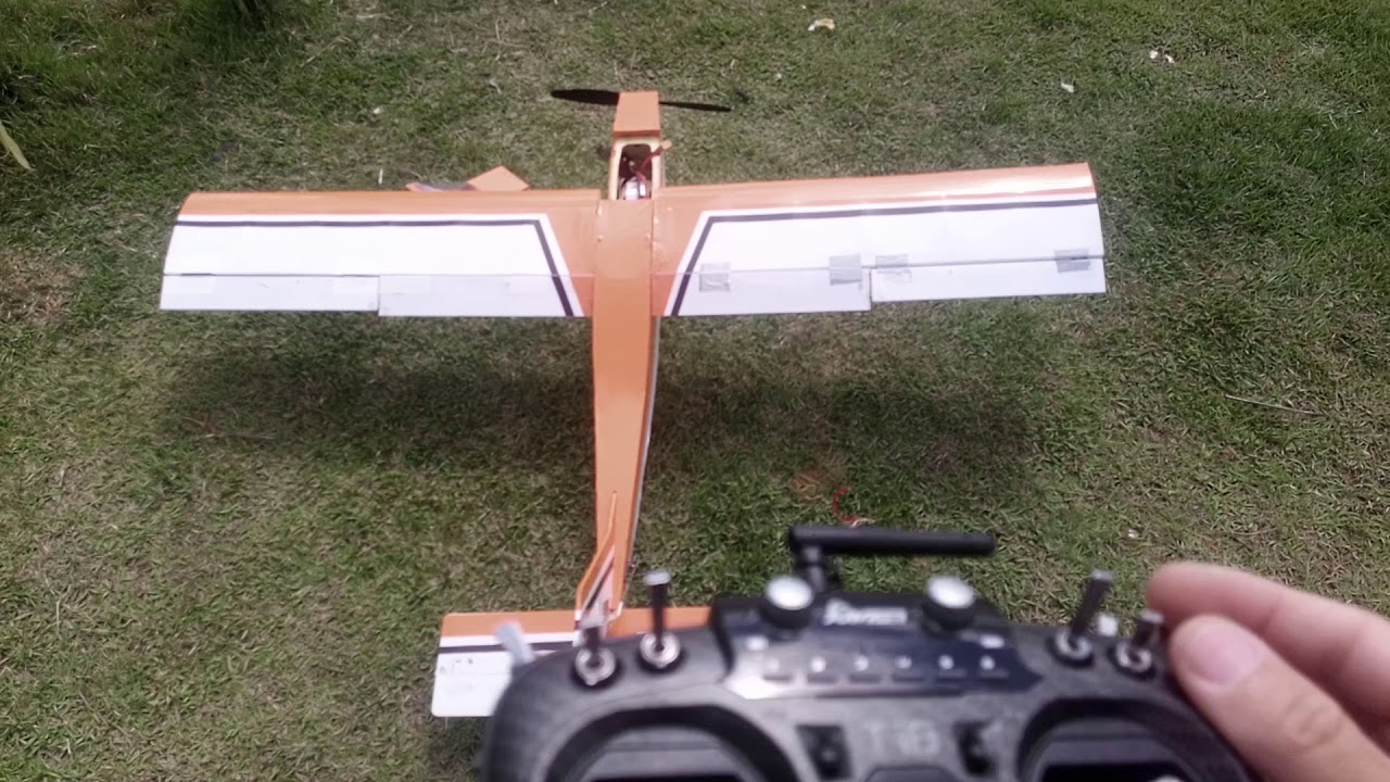 Minha configura&ccedil;&atilde;o do tractor! Ailerons e Flap!