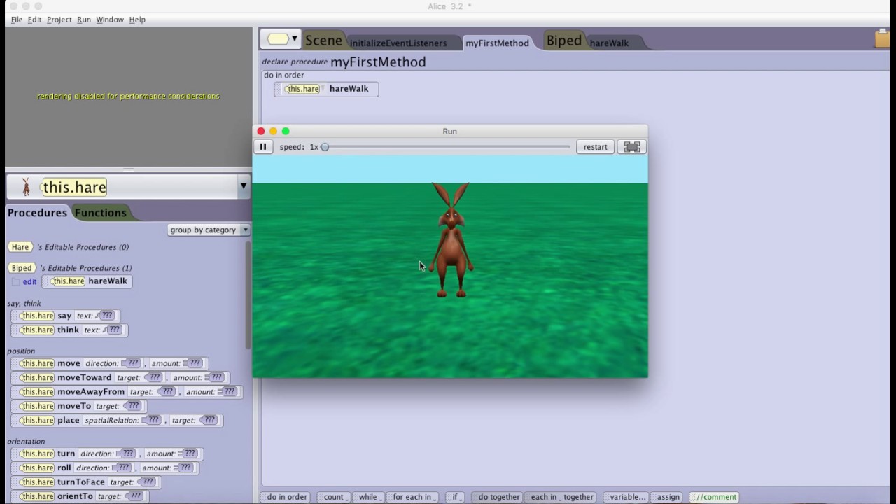 Move Limbs of Objects in Alice
