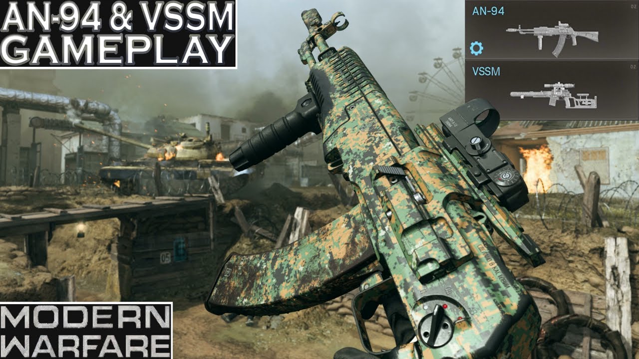 Modern Warfare AN-94 & VSSM (AS VAL) Gameplay