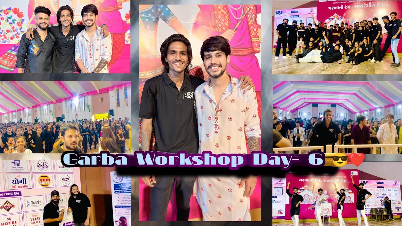 Dandiya King || Vanbha zala || Garba workshop || Saptrangi garba class || Akash Gohel || Bhavnagar