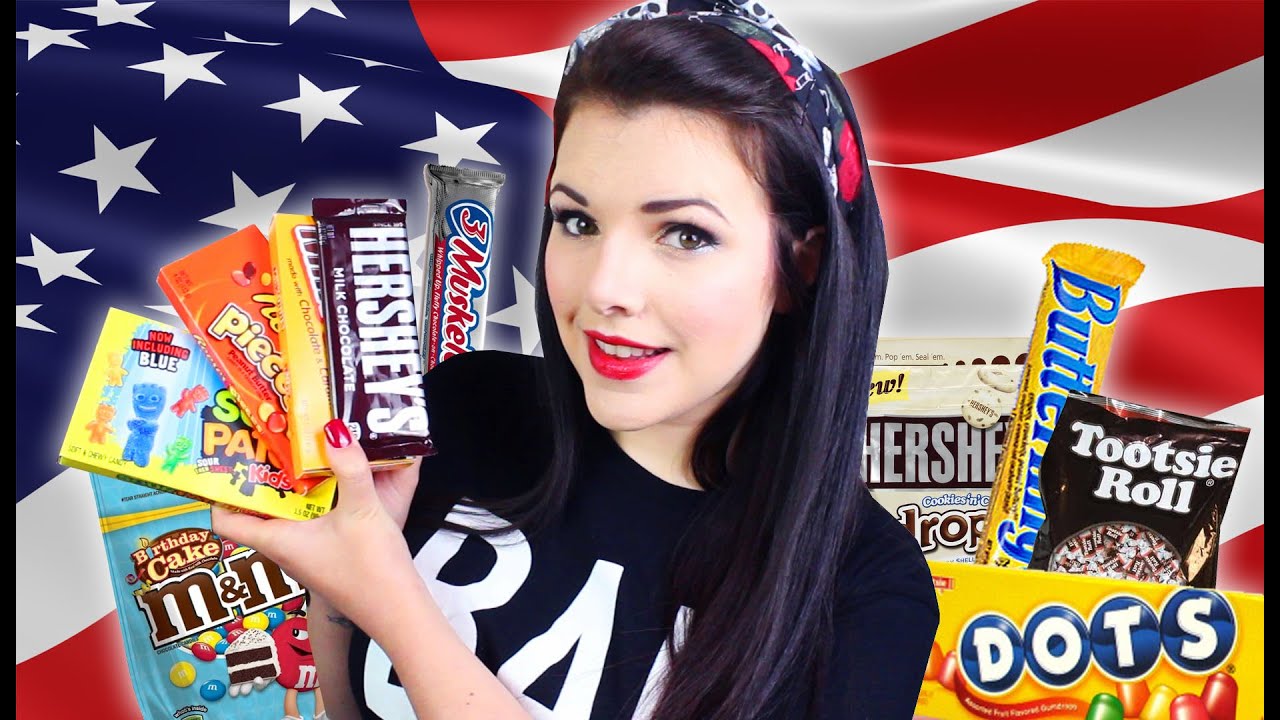 TRYING AMERICAN CANDY | Cherry Wallis