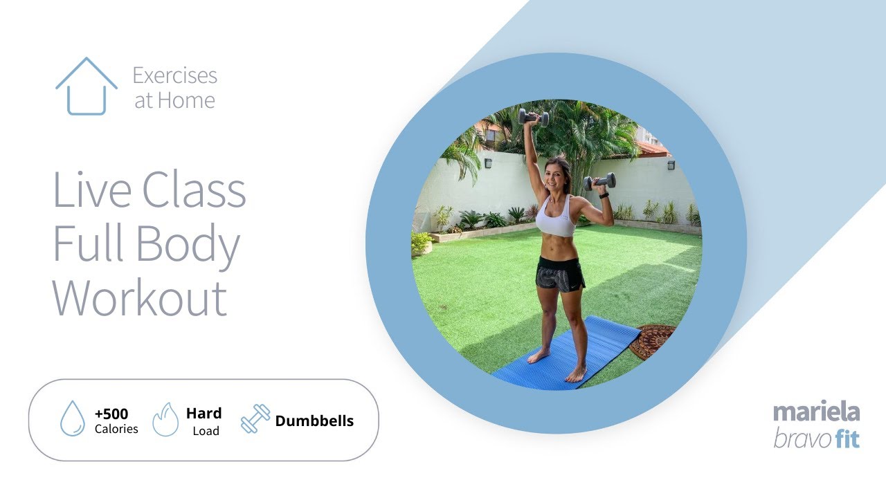 BEST FULL BODY WORKOUT WITH DUMBBELLS - LIVE CLASS