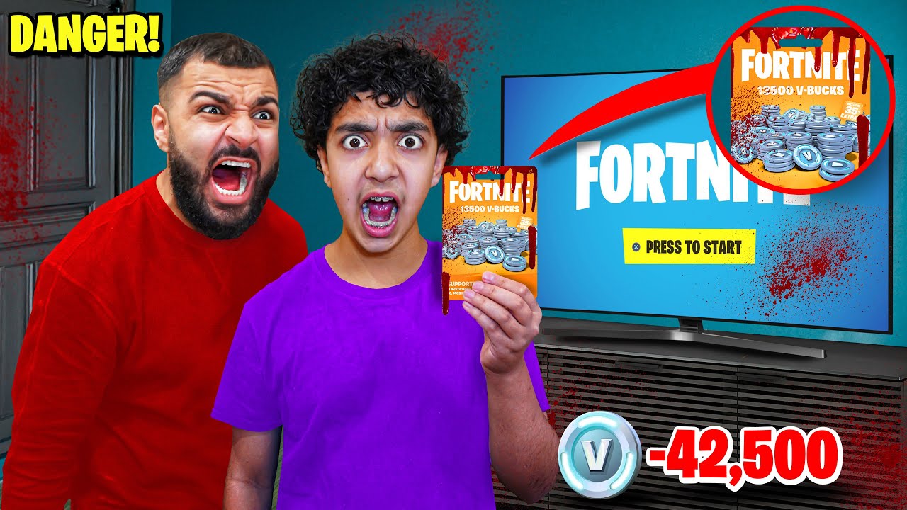 IF YOU SEE BLOOD ON V-BUCKS, DO NOT REDEEM IT AND RUN (it's not safe)