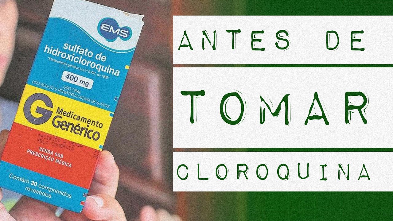 NÃO TOME CLOROQUINA ANTES DE VER ESTE VÍDEO