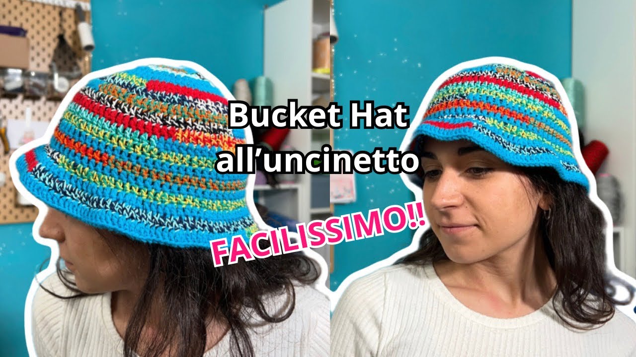 Come Fare Bucket Hat all’Uncinetto | Facile per Principianti