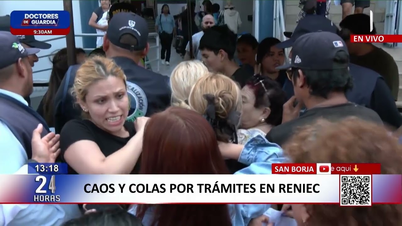 San Borja: Caos y colas por trámites en Reniec