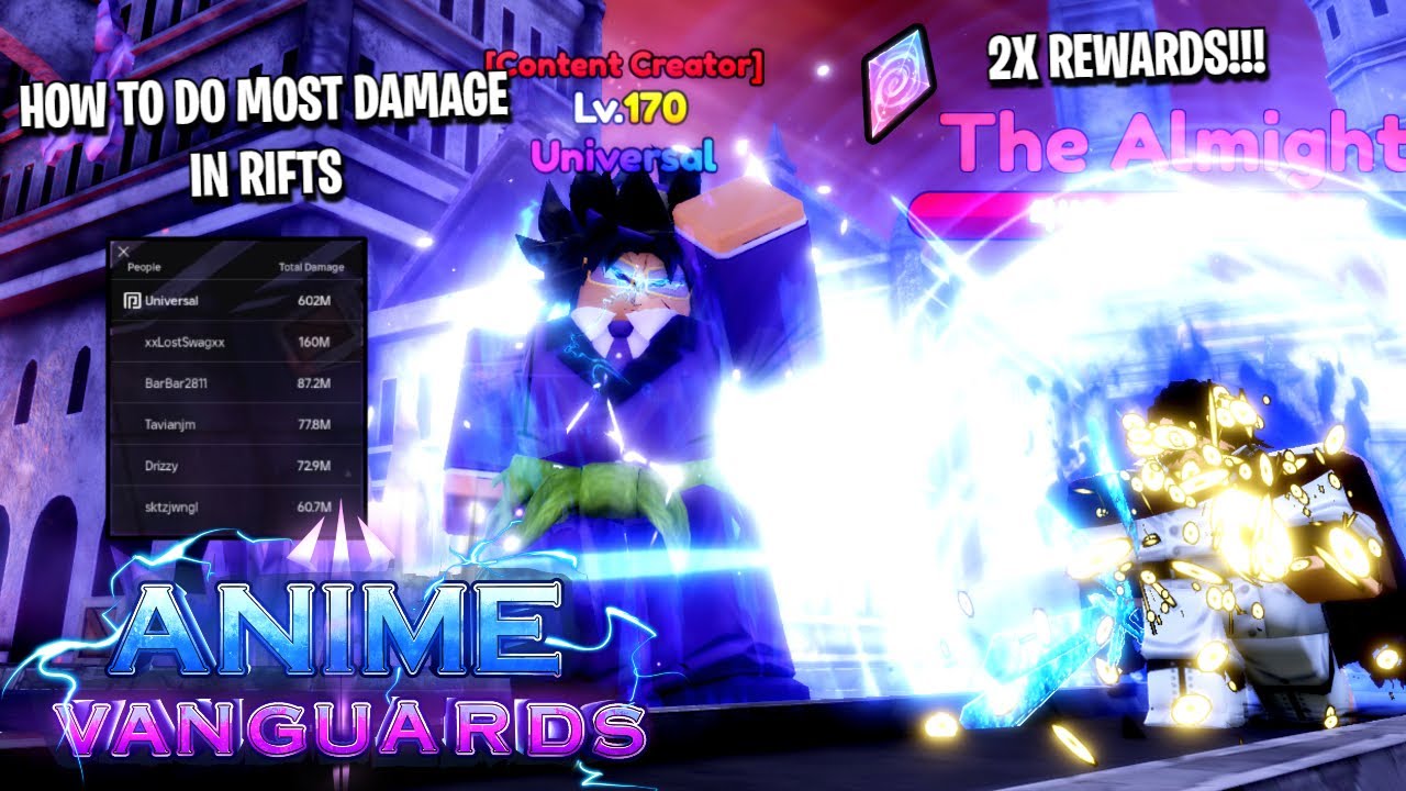 How to do the MOST DAMAGE in RIFTS (Anime Vanguards)