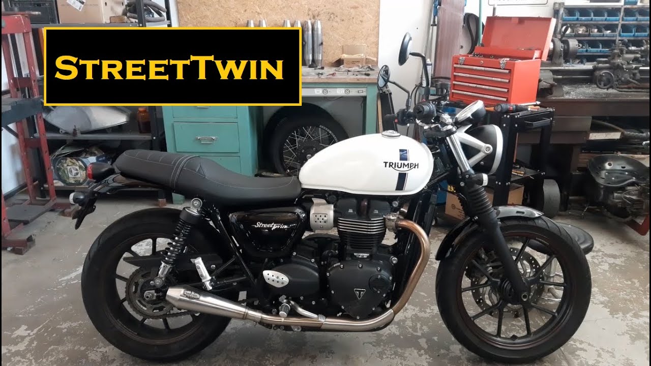 Triumph Street Twin - Retirando acessórios
