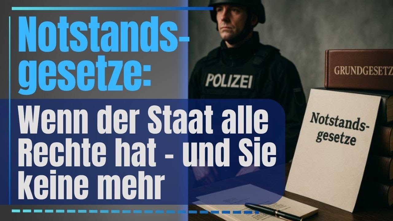 Notstand in Deutschland: Wenn der Staat alle Rechte hat &ndash; und Sie keine mehr!