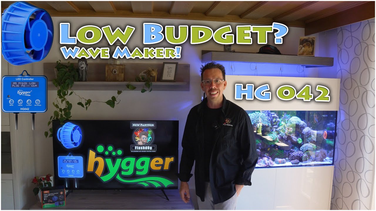 Hygger 042 Wellen Pumpe! Low Budget? Reeftank, Korallen, Fische, Meerwasser Aquarium!