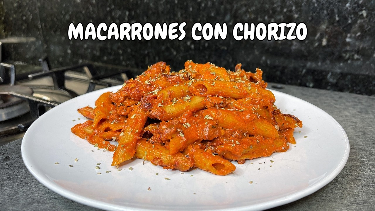 Cómo preparar MACARRONES con CHORIZO Gratinados | Receta Muy Brutal🤤
