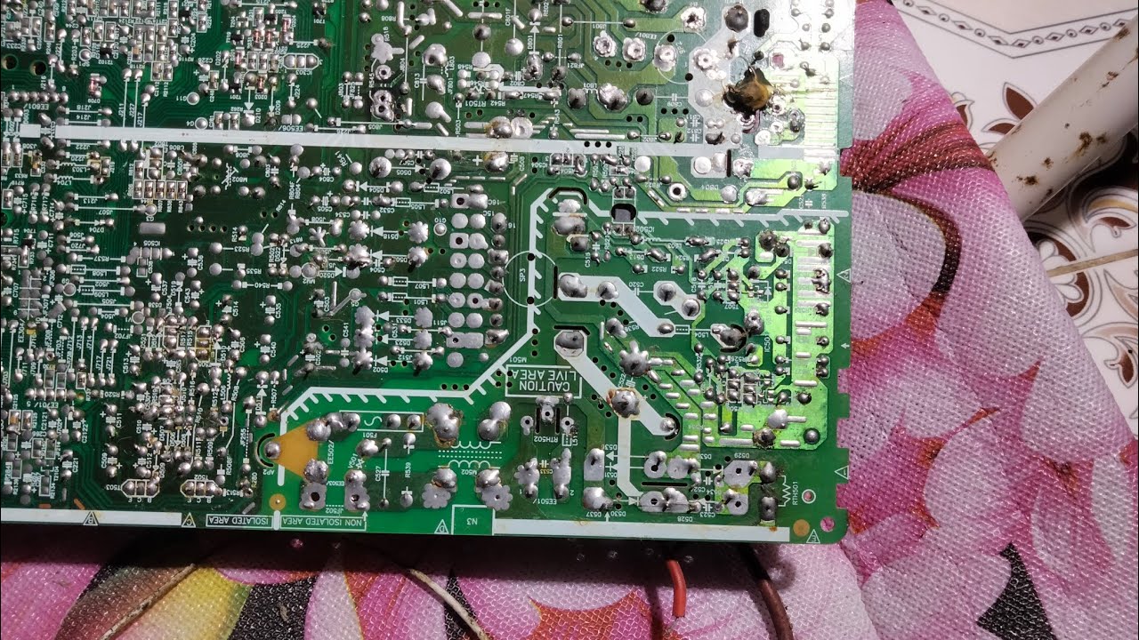 Belajar teori mengenal kerusakan PSU regulator tv polytron slim 21 inch
