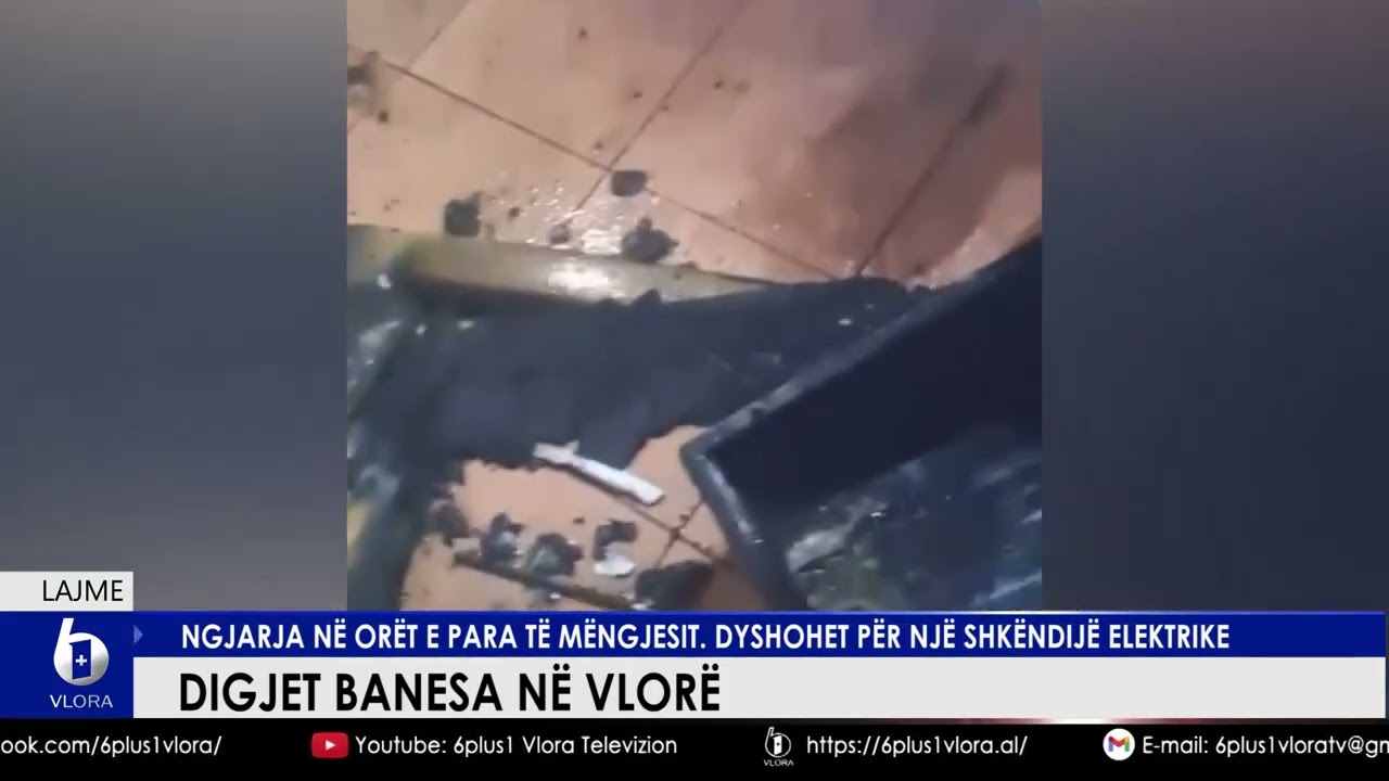 Digjet banesa në Vlorë. Ngjarja në orët e para të mëngjesit. Dyshohet për një shkëndijë elektrike