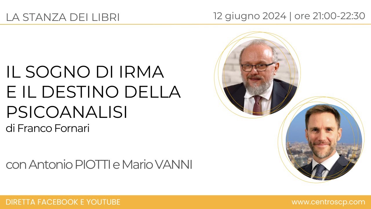 [𝙻𝙰 𝚂𝚃𝙰𝙽𝚉𝙰 𝙳𝙴𝙸 𝙻𝙸𝙱𝚁𝙸丨IL SOGNO DI IRMA E IL DESTINO DELLA PSICOANALISI]