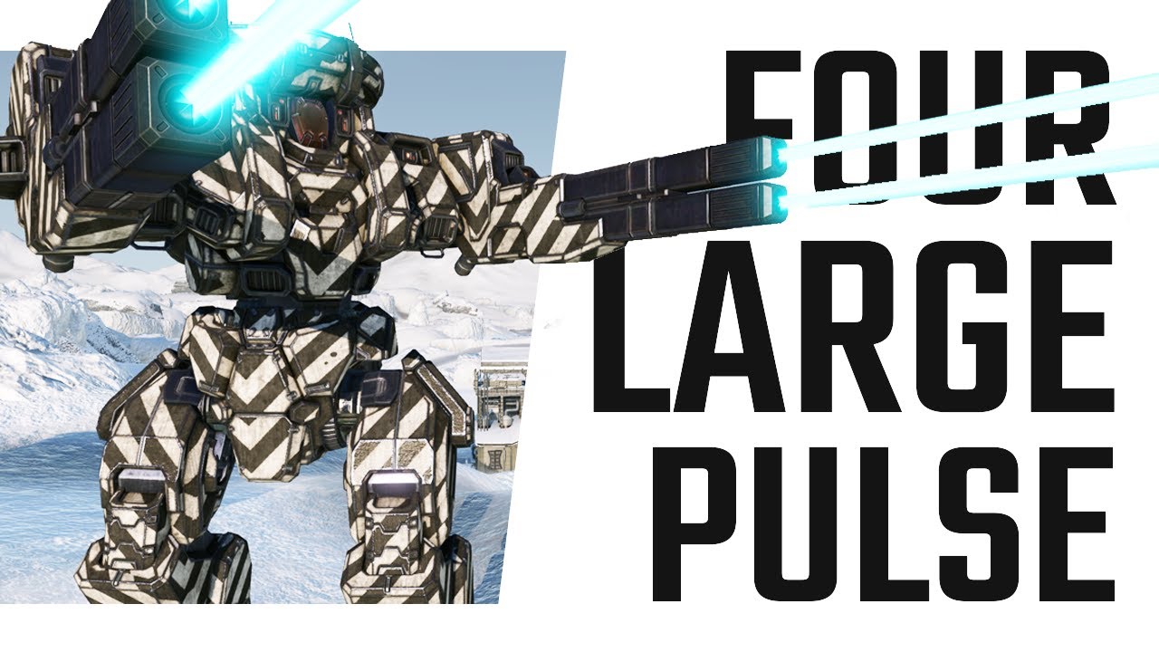 Four Large Pulse Lasers, No Ghost Heat - Rifleman IIC Build - Mechwarrior Online The Daily Dose 1509