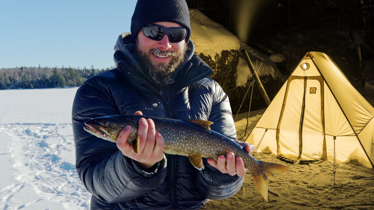 Ice Fishing and Cooking in the Hot Tent - 15 Days in Quetico Pt. 2