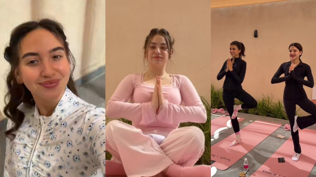 لانا ولين ♥️ سارة وبنين صباح فعاليات اليوم في الفيلا