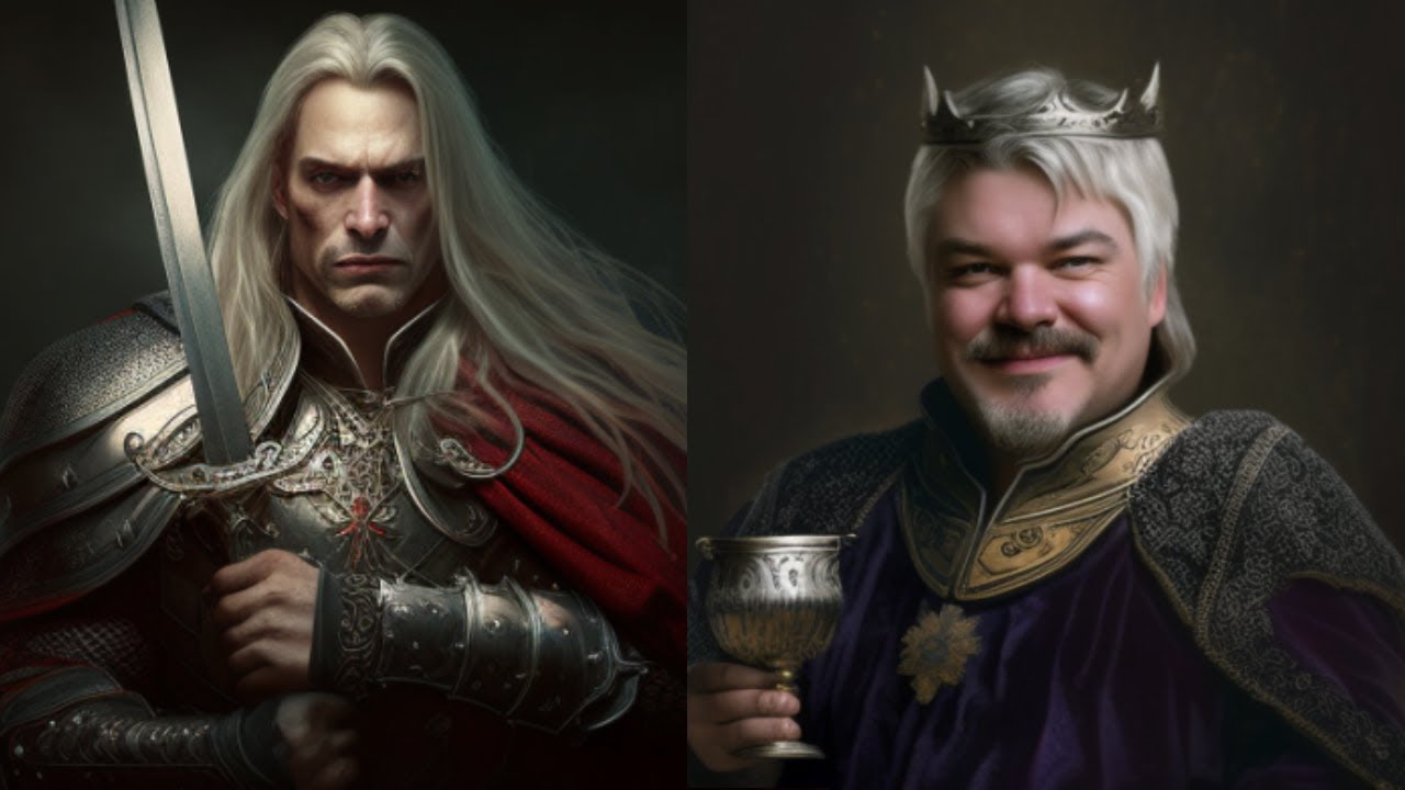 AI Generated House of The Dragon and Fire and Blood Characters