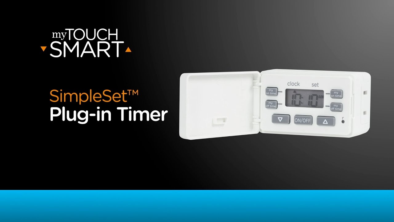 58115: Таймер подключаемого модуля myTouchSmart SimpleSet &mdash; Эксплуатация
