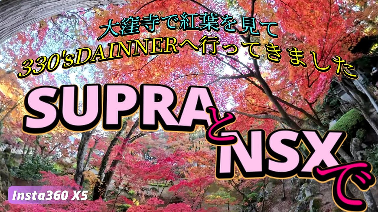 【SUPRA×NSX】紅葉が綺麗かった！330`sDAINERのオーナーが可愛かった！