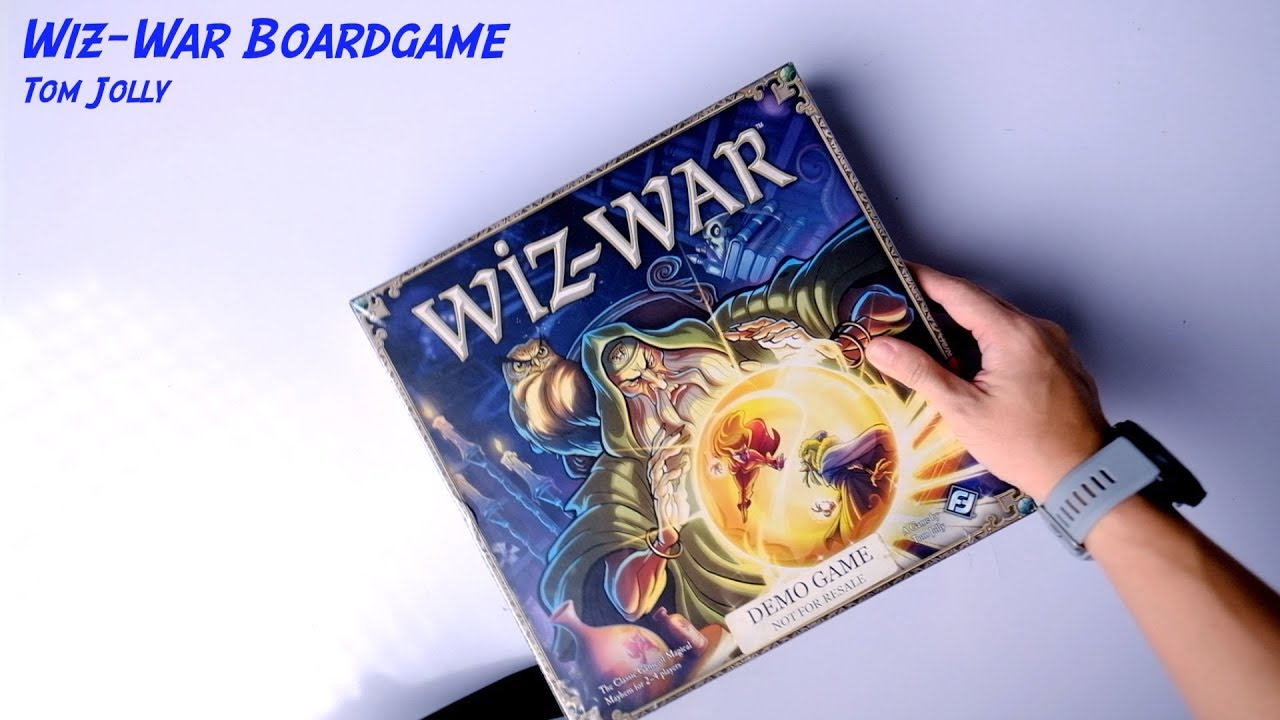 Unboxing Wiz-War Boardgame
