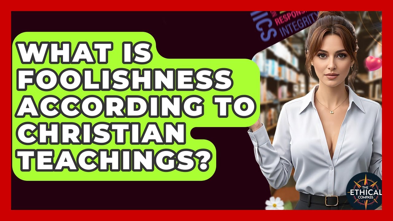 What Is Foolishness According To Christian Teachings? - The Ethical Compass